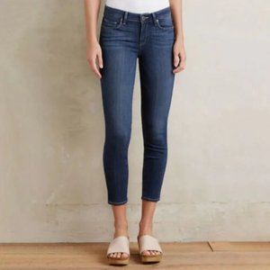 Paige Verdugo Crop Dark Wash Jeans sz 27